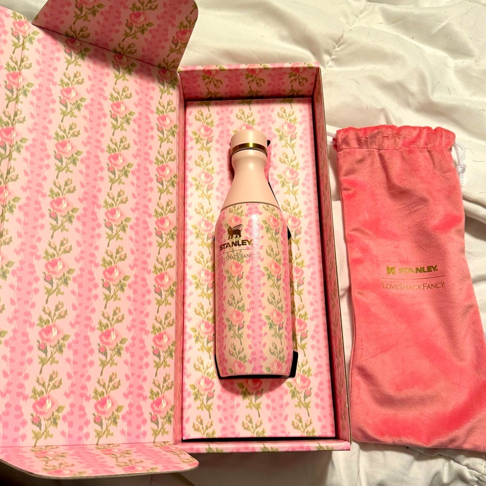 12 oz Stanley x LoveShackFancy Slim Bottle